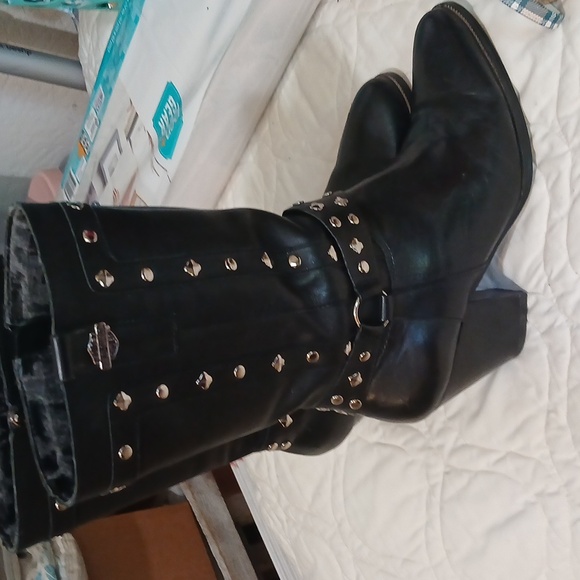 Size 8 Harley Davidson Boots - Picture 4 of 10